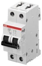 Image of Abb - S202M-D20 - Circuit Breaker, Thermal Mag, 2 Pole,20a