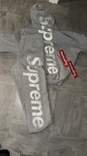 Image of Supreme Satin Appliqué Set Grey SS26 L