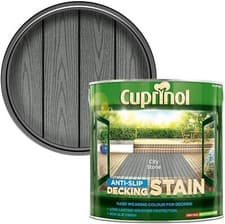 Image of Cuprinol Anti Slip Decking Stain Hard Wearing 2.5L All Colours