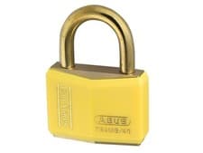 Image of ABUS Mechanical - T84MB/40mm Yellow Rustproof Padlock Keyed Alike 8402