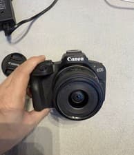 Image of CANON EOS R50 Mirrorless Camera with RF-S 18-45 mm f/4.5-6.3 IS STM Lens NEW