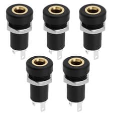 Image of 5PCS 3.5mm Audio Jack Socket 3 Pole Stereo Socket Connector Fits Headphone