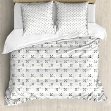 Image of Panda Duvet Cover Bamboo Branches with Heads