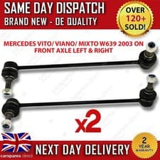 Image of FOR MERCEDES VITO/ VIANO/ MIXTO W639 FRONT ANTI ROLL BAR DROP LINKS PAIR X2 KIT