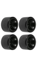 Image of 4pcs 70mm Skateboard Wheel Soft Cruiser Street Skateboard Wheel Black