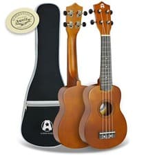 Image of A-Star Rocket Series Soprano Ukulele With Bag - Natural
