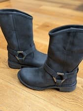 Image of Womens Timberland EK Stoddard Mid 8604A Brown leather casual pull on boots UK3.5