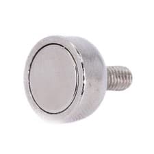 Image of N42 Neodymium Pot Magnet - 10mm dia x 5mm thick x M3 stud