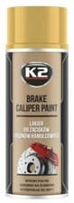 Image of K2 BRAKE CALIPER PAINT GOLD HIGH GLOSS Heat 260°C Resistant Spray Lacquer 400 mL