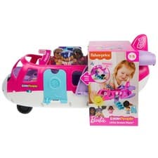 Image of Fisher-Price Little People Barbie Dream Plane Playset Plane's Nose Light Up With