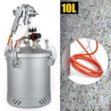 Image of 10L 2 Gallon Pressure Tank Pot Air Paint Spray Gun Painter & 3mm Nozzle 2 Hoses