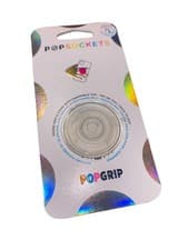 Image of NEW ~ PopSockets PopGrip ~ Phone Grip & Stand ~ CLEAR BNIB sealed