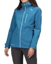 Image of New Womens Regatta Britedale Waterproof Hiking Jacket Blue Hood Medium UK 12
