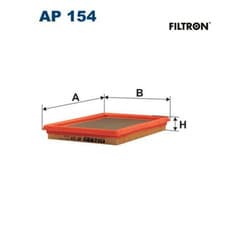 Image of Air Filter FILTRON AP 154 For NISSAN, SUBARU, HONDA, RENAULT, INFINITI