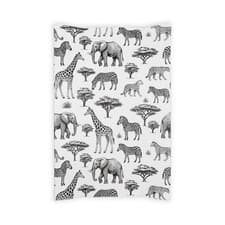 Image of Anti Roll Changing Mat Safari - Padded Waterproof Soft & Wipe Clean