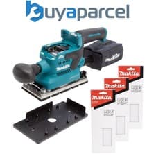 Image of Makita DBO380Z 18v LXT 1/3 Sheet Brushless Finishing Sander Cordless + 30 Sheets