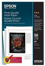 Image of Genuine Epson A4 Matte Photo Quality Inkjet Paper 102gsm, 100 Sheets, C13S041061