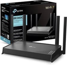 Image of Tp-Link Archer BE220 Dual-Band Wifi 7 Router,Be3600 EasyMesh With 4 Antennas UK