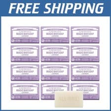 Image of Dr. Bronner's Pure-Castile Lavender Soap 12-Pack