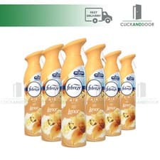 Image of 6 x Febreze Air Mist Air Freshener Eliminates Odours Spray 185ml Select Scents