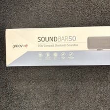 Image of Groov-e 50W Compact Bluetooth Soundbar Black - GVSB02BK