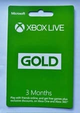 Image of *ONLY 20 REMAINING* - Microsoft Xbox Live Gold Subscription - 3 Months