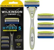 Image of Wilkinson Hydro 5 Sensitive Razor – Handle + 4 Blade Refills