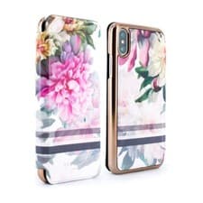 Image of Ted Baker Apple iPhone X/XS Linora Folio Mirror Phone Case (New) - Free Postage