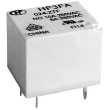 Image of 1 x Hongfa HF3FA/012-ZTF PCB Mount Relay 12V DC SPDT
