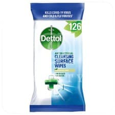 Image of DETTOL Antibacterial Multi Surface Cleaning Wipes *126 Pack - (Pack of 6)