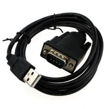 Image of HQ USB 2.0 to Serial 9 pin (RS-232) Adapter Cable FTDI Chipset 1m