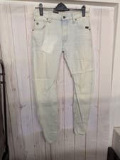 Image of G-STAR Men's Lt. Aged Restored 65 White Arc 3D Slim Jeans 3D RRP £80