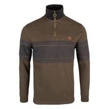 Image of Jack Pyke Mens Contrast Panel Half Zip Sweatshirt TD836