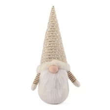 Image of Large Christmas Gonk with Silver and Beige Hat