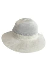 Image of Monsoon Accessorize Hat Summer Cream Packable Fedora RRP £18