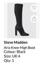 Image of Steve Madden Women's Boots Size UK4