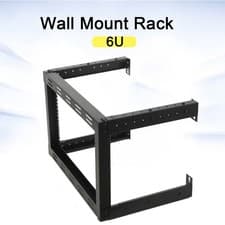 Image of 6U Wall Mount Server Rack Open Frame Network Rack Server Equipment Adjustable