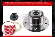 Image of Wheel Bearing Kit Front Left or Right 24414 Febi 6C0407621 6Q0407621AC Quality