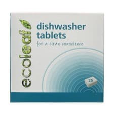 Image of 💚 Ecoleaf Natural Dishwasher Tablets - 25 Tabs