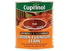 Image of Cuprinol - Softwood & Hardwood Garden Furniture Stain Teak 750ml