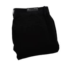 Image of J Brand Mona Mid-Rise Wide Leg Chino Pants Black Women's Size 28 NEW USA