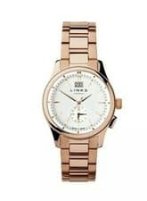 Image of LINKS OF LONDON Men's Regent Rose Gold Vermeil Bracelet Watch L RRP995 NEW