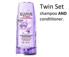 Image of L'Oreal Elvive Hydra HYALURONIC Moisture Shampoo AND Conditioner BIG 400ml + 300