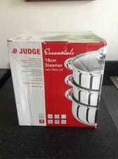Image of JUDGE 18CM STAINLESS STEEL 3 TIER STEAMER