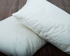 Image of Duck Feather Filled Boudoir Cushion Pad Inner Cotton Cambric 30 x 40cm Bedroom