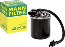 Image of MANN WK820/18 Inline Fuel Filter for Diesel Vehicles