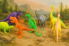 Image of Dinosaur World Toy Set – Kids Jurassic Playset with T-Rex & Dino Figures 8pcs