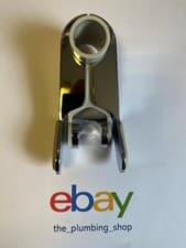 Image of Aqualisa 25mm Shower Rail Pinch Grip Handset Holder 483612 Chrome