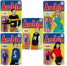 Image of Archie Comics Reaction Action Figure Super7 Reggie Betty Veronica Jughead Archie