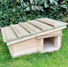 Image of Deluxe Wooden Tortoise House | Hibernation Shelter